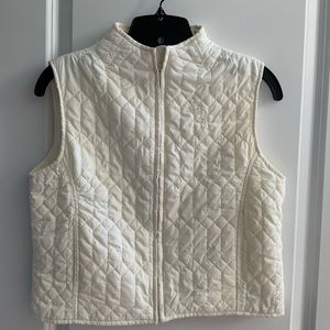 Genuine Girl Cream Color Quilted Vest